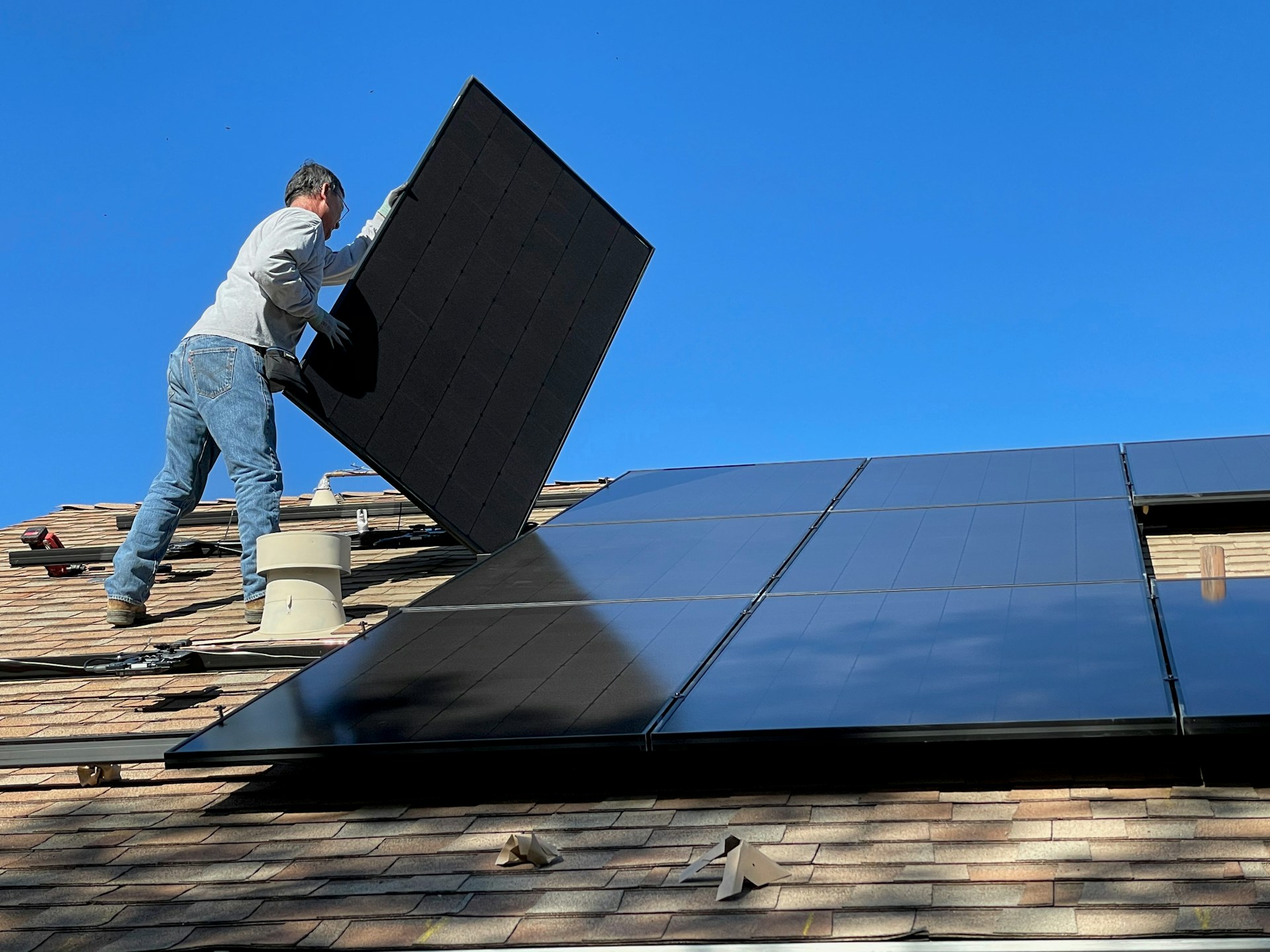 nombre de panneaux solaires sur une maison